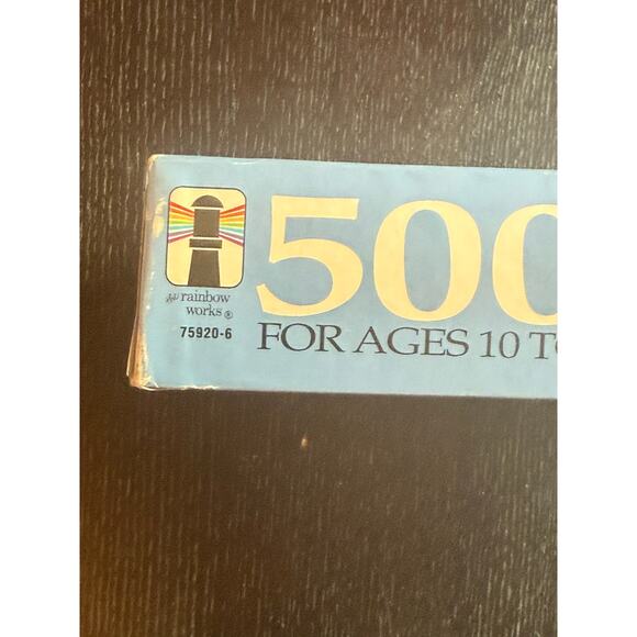 The Rainbow Works 500 Piece Puzzle Grand Rue France Vintage Factory Sealed - Picture 5 of 5